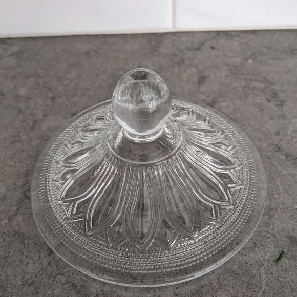 Vintage glass Mother's Cookie Jar - Picture 8 of 9